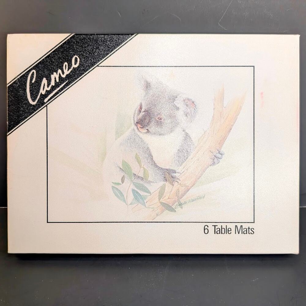 Set of 6 Australian Wildlife Placemats – by Lincoln Wakefield